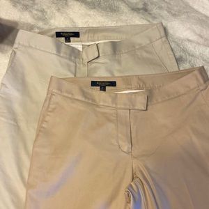 2 pairs of tailored chinos